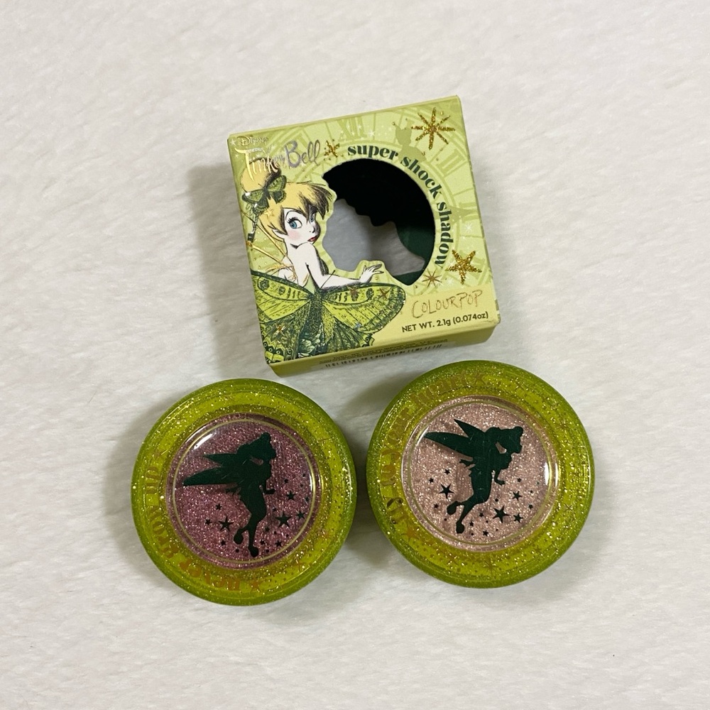 Colourpop Disney Tinker Bell Collection Super Shock Shadows Set